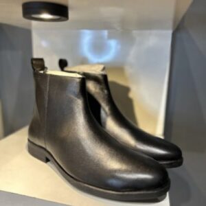 DONN MARC BLACK CHELSEA GENIUNE LEATHER 084