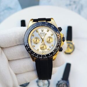 ROLEX_DAYTONA_GOLD_BLACK_WHITE_DIAL_AT342