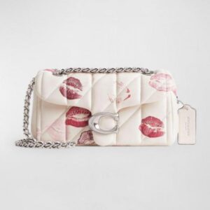 Coac_h tabby quilted 20 lip print with original box 751