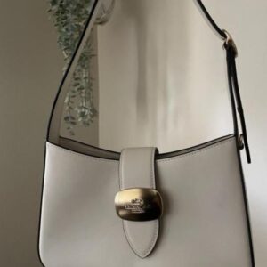 Coac_h Eliza Shoulder Bag Damage Peice With Box (White) (V-19570)