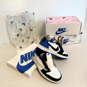 Nik.e Air Jordan 1 Low X Travis Scott Fragment Semi UA