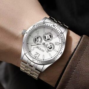 Guess Chronograph (All Working) Stainless Steel